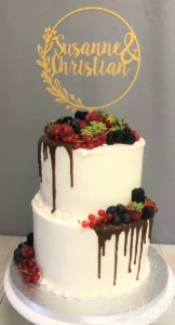 Laktosefreie Hochzeitstorte